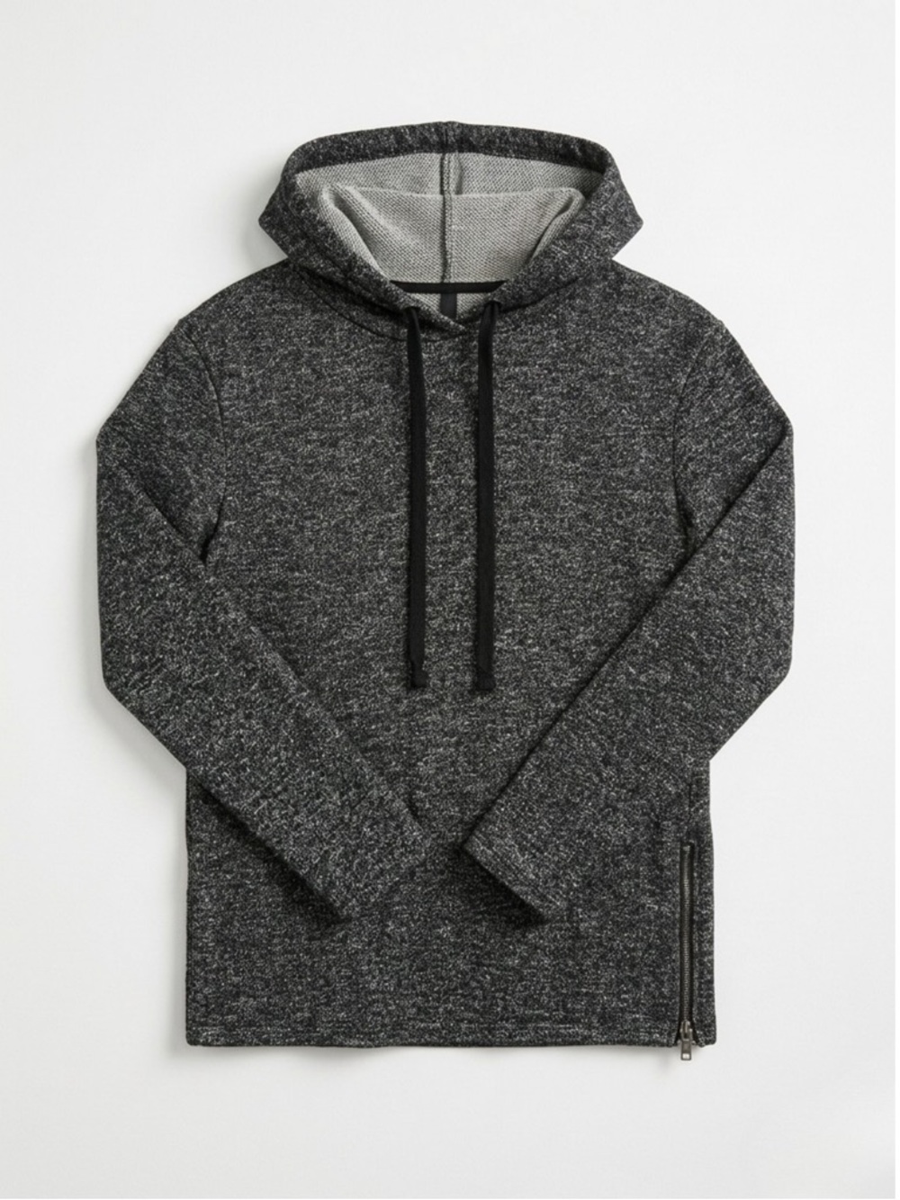 Fabletics Taj Hoodie‎ Small Speckled Side Zip Pullover
